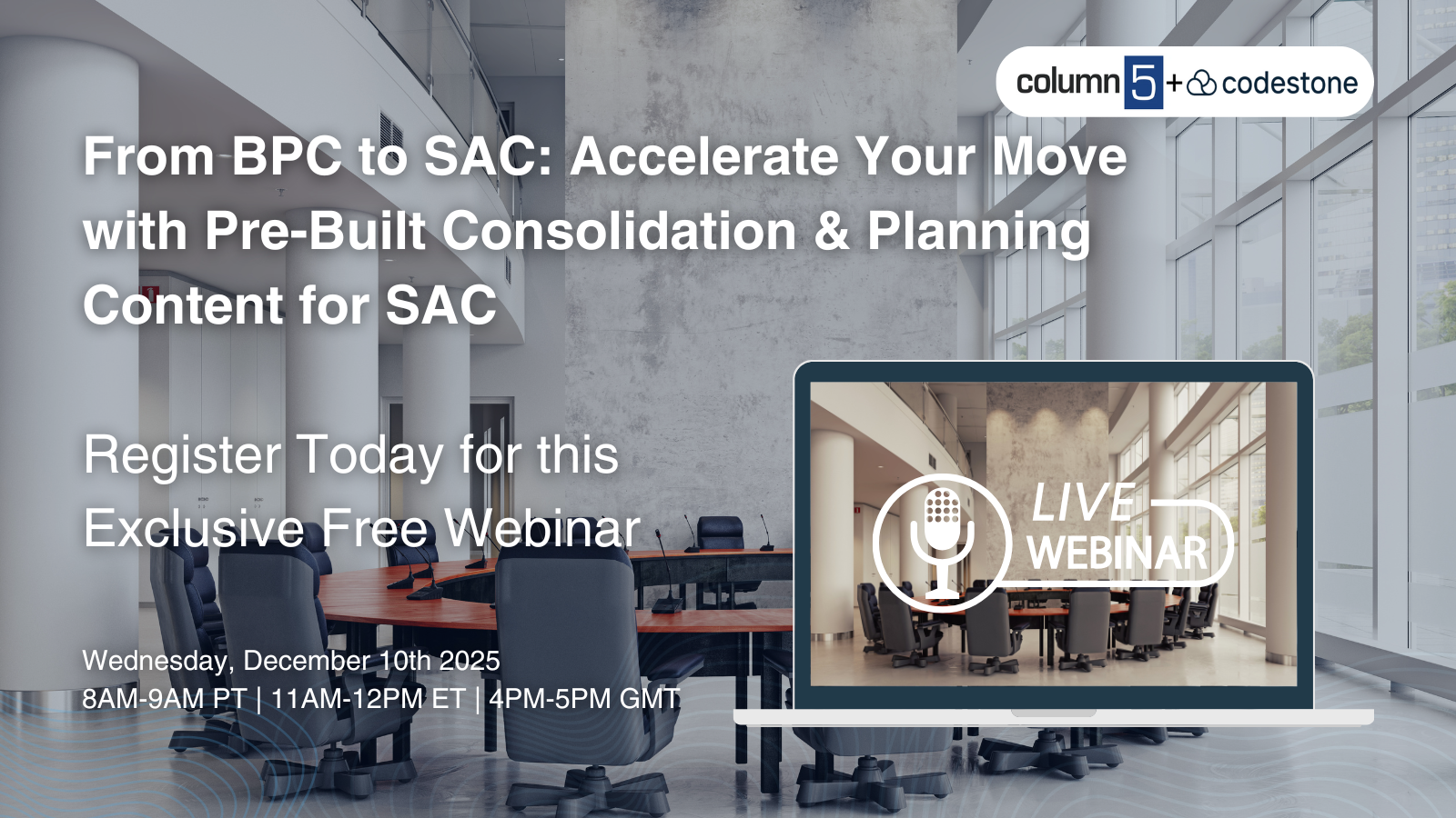 Codestone Webinar Invite