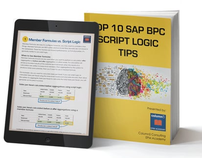 Download the Top 10 SAP BPC Script Logic Tips eBook!